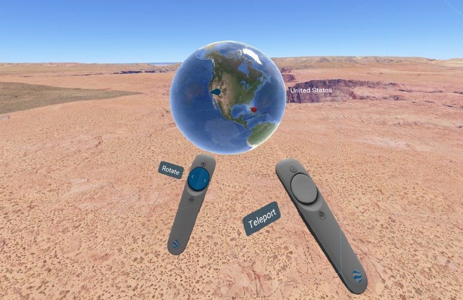 Google earth vr human scale